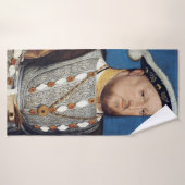 Portret van Henry VIII of England, Holbein Badhanddoek (Badhanddoek)