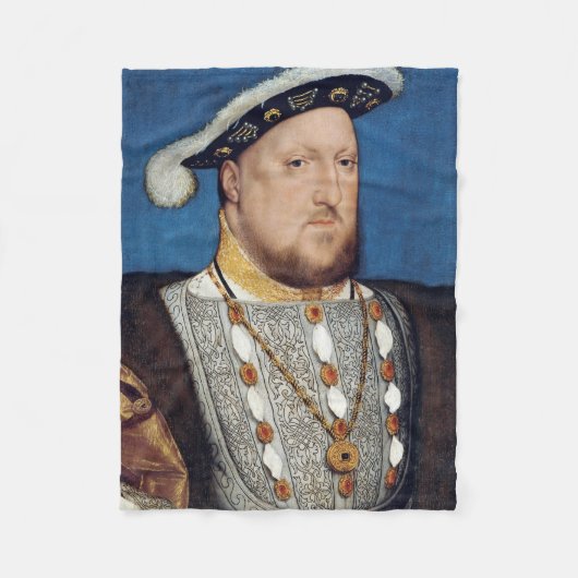 Portret van Henry VIII of England, Holbein Fleece Deken (Voorkant)