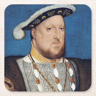 Portret van Henry VIII of England, Holbein Kartonnen Onderzetters