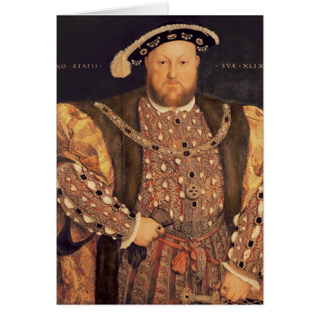 Portret van Henry VIII van 49.1540 jaar (Voorkant)