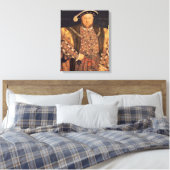 Portret van Henry VIII van 49.1540 jaar Canvas Afdruk (Insitu (Slaapkamer))