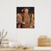 Portret van Henry VIII van 49.1540 jaar Poster (Keuken)