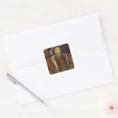 Portret van Henry VIII Vierkante Sticker (Envelop)