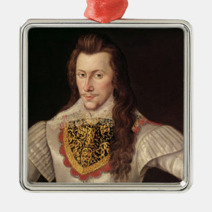Portret van Henry Wriothesley 3rd Earl Metalen Ornament