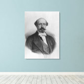 Portret van hertog Charles de Morny c.1850 Canvas Afdruk (Insitu (Houten vloer))
