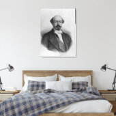 Portret van hertog Charles de Morny c.1850 Canvas Afdruk (Insitu (Slaapkamer))