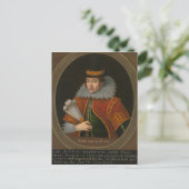 Portret van het echte patrimonium in Europa Briefkaart (Staand voorkant)