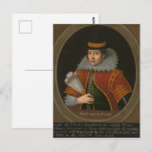 Portret van het echte patrimonium in Europa Briefkaart (Voorkant / Achterkant)