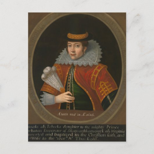 Portret van het echte patrimonium in Europa Briefkaart (Voorkant)