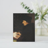 Portret van het Erasmus-programma Desiderius Briefkaart (Staand voorkant)
