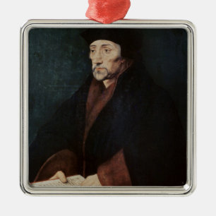 Portret van het Erasmus-programma Desiderius van R Metalen Ornament