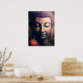 Portret van het Gautam Buddha Art Poster (Keuken)