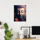 Portret van het Gautam Buddha Art Poster (Thuiskantoor)