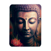 Portret van het Gautam Buddha Art Poster Magneet (Verticaal)