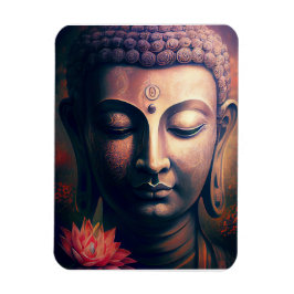 Portret van het Gautam Buddha Art Poster Magneet