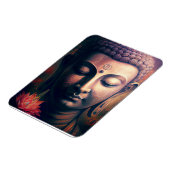 Portret van het Gautam Buddha Art Poster Magneet (Linkerzijde)