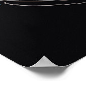 Portret van het gezicht van een kat - AI gegeneree Poster (Hoek)