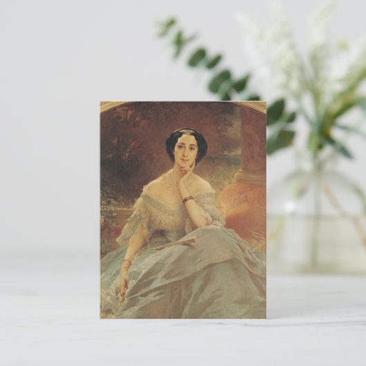 Portret van het graafschap Hallez-Claparede Briefkaart (Staand voorkant)