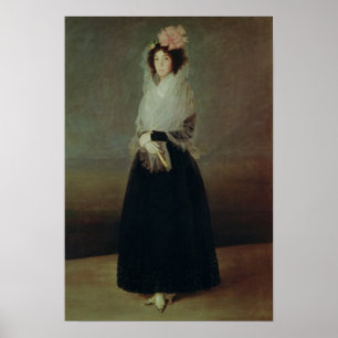 Portret van het graafschap Marquesa de la Solana Poster