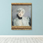 Portret van het graafschap Martel de Janville Canvas Afdruk (Insitu (Houten vloer))