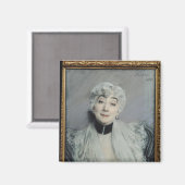 Portret van het graafschap Martel de Janville Magneet (Voorkant / Achterkant)