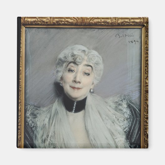 Portret van het graafschap Martel de Janville Magneet (Voorkant)