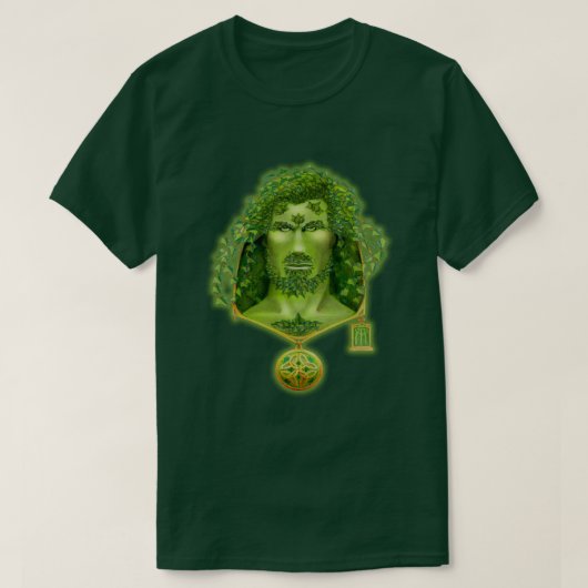 Portret van het Ivy Green Man T-shirt (Design voorkant)