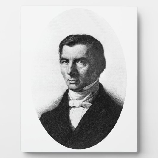 Portret van het Klassieke Liberaal Bastiat Frederi Fotoplaat (Voorkant)