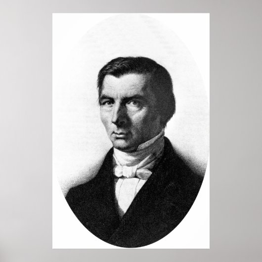 Portret van het Klassieke Liberaal Bastiat Frederi Poster (Voorkant)