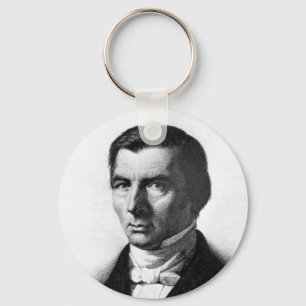 Portret van het Klassieke Liberaal Bastiat Frederi Sleutelhanger