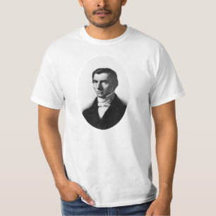 Portret van het Klassieke Liberaal Bastiat Frederi T-shirt