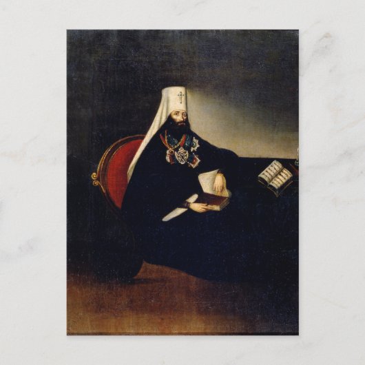 Portret van het Metropolitan Philaret Briefkaart (Voorkant)