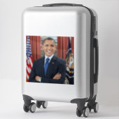 Portret van het Oval Office, Obama Barack, preside Sticker (Koffer)