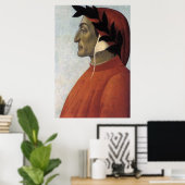 Portret van het Poster Dante (Thuiskantoor)