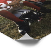 Portret van het team van het jeugdfootball op het poster (Hoek)