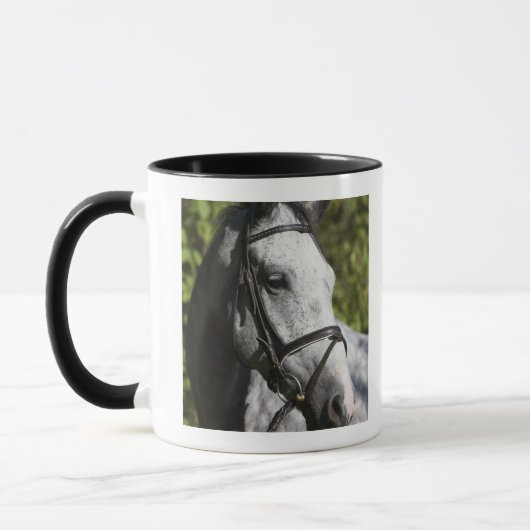 portret van het witte paard 2 mok (Links)