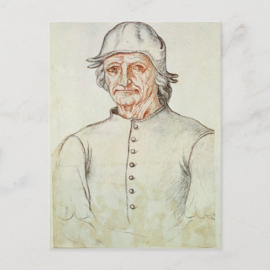 Portret van Hieronymus Bosch Briefkaart (Voorkant)