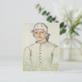 Portret van Hieronymus Bosch Briefkaart (Staand voorkant)