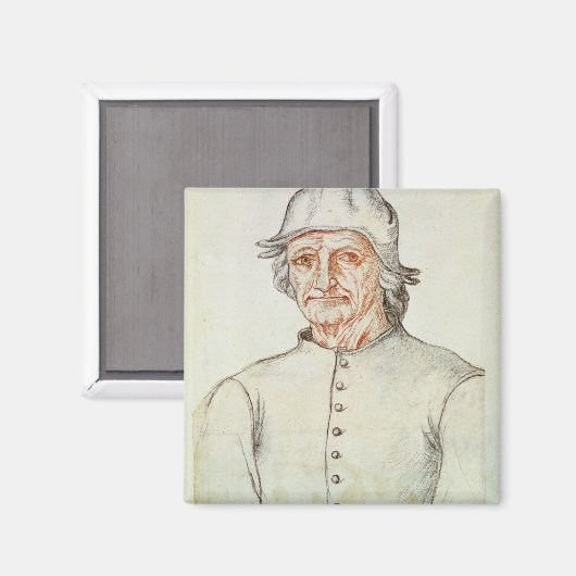 Portret van Hieronymus Bosch Magneet (Voorkant / Achterkant)