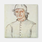 Portret van Hieronymus Bosch Magneet (Voorkant)