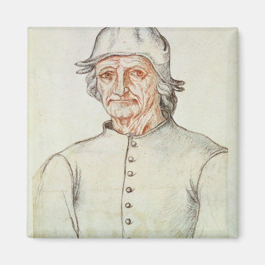 Portret van Hieronymus Bosch Magneet (Voorkant)