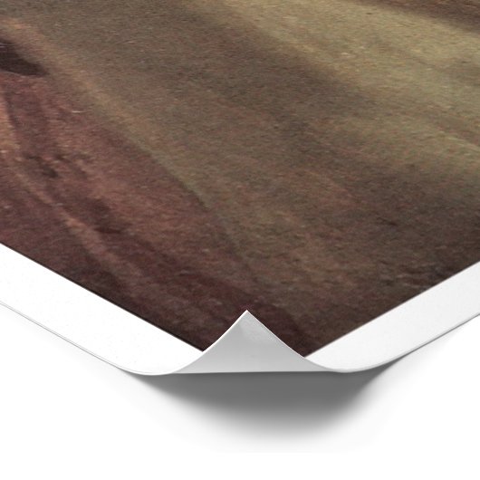 Portret van Hilaire de Gas, 1857 Edgar Degas Poster (Hoek)