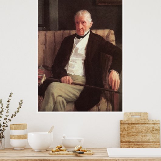 Portret van Hilaire de Gas, 1857 Edgar Degas Poster (Keuken)