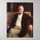 Portret van Hilaire de Gas, 1857 Edgar Degas Poster (Voorkant)