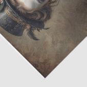 Portret van historische theateractrice #1Decoupage Tissuepapier (Detail)