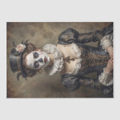 Portret van historische theateractrice #1Decoupage Tissuepapier (Voorkant)