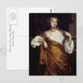 Portret van Hon. Mary Wharton Briefkaart (Voorkant / Achterkant)