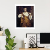 Portret van Hon. Mary Wharton Poster (Thuiskantoor)