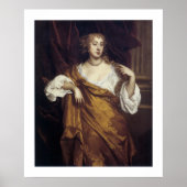 Portret van Hon. Mary Wharton Poster (Voorkant)