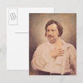 Portret van Honore de Balzac Briefkaart (Voorkant / Achterkant)